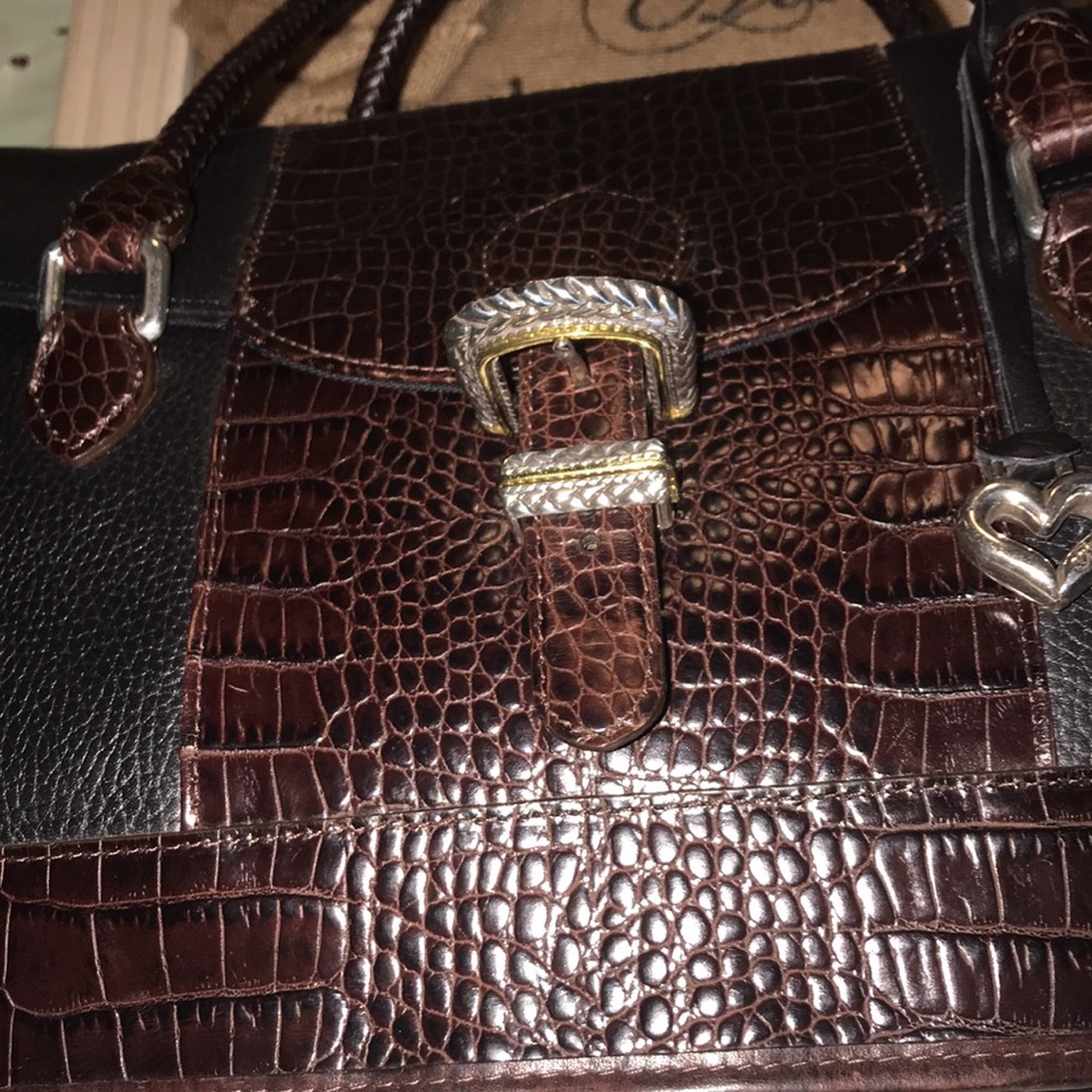 Authentic Large Leather Brighton For Business Bag - image 3